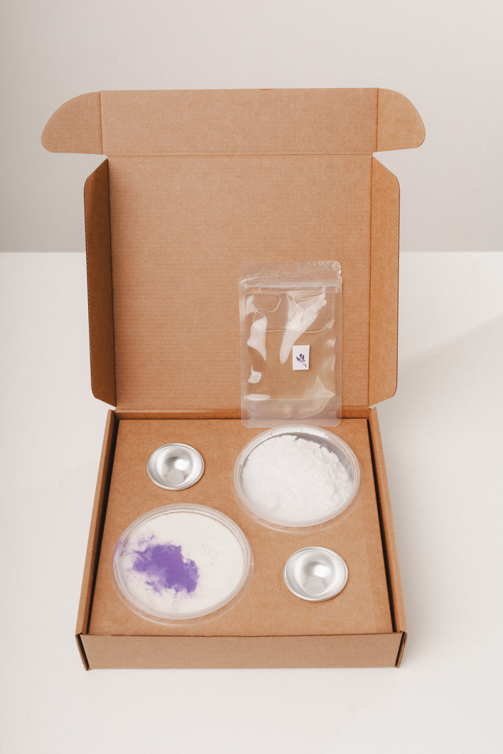 Vannas bumbu veidošanas komplekts “Lavanda”