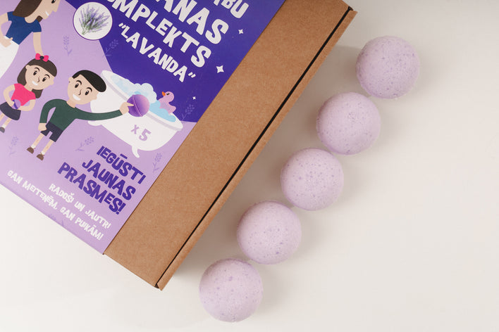Vannas bumbu veidošanas komplekts “Lavanda”