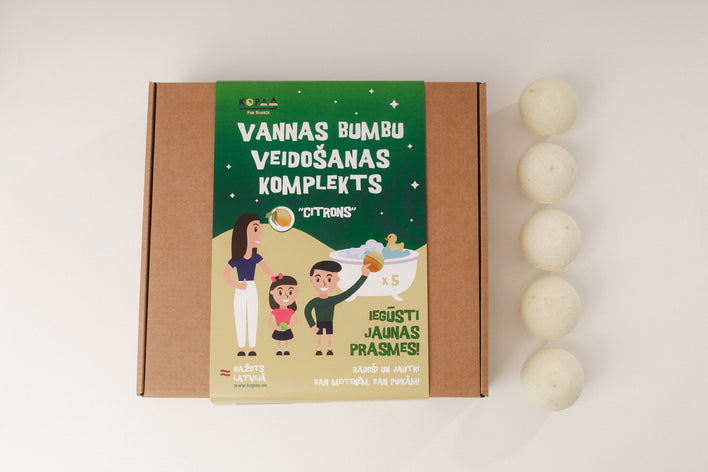 Vannas bumbu veidošanas komplekts “Citrons”