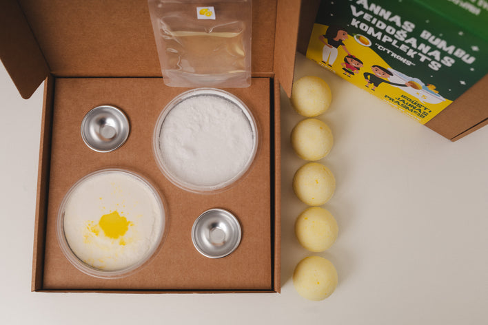 Vannas bumbu veidošanas komplekts “Citrons”