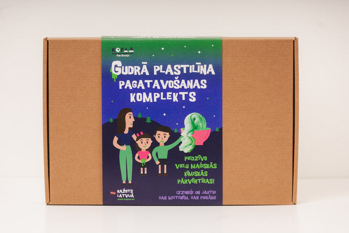 Gudrā plastilīna (slaima) pagatavošanas komplekts