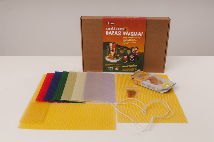 Sveču un svečturu pagatavošanas komplekts ‘Dabas gaisma’