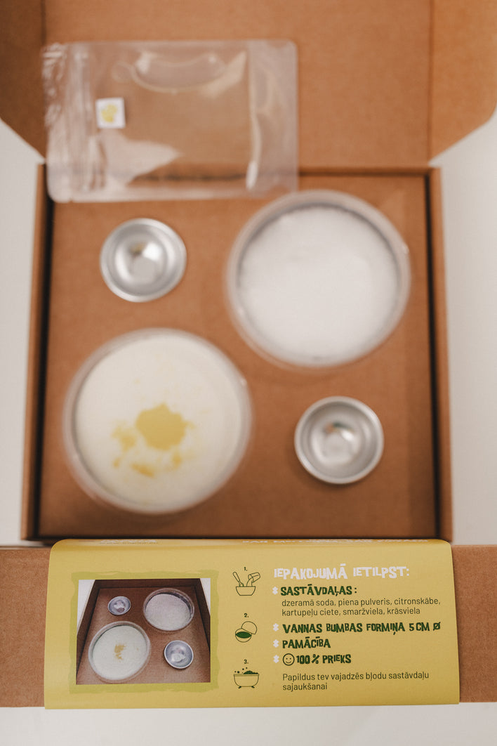 Vannas bumbu veidošanas komplekts “Citrons”